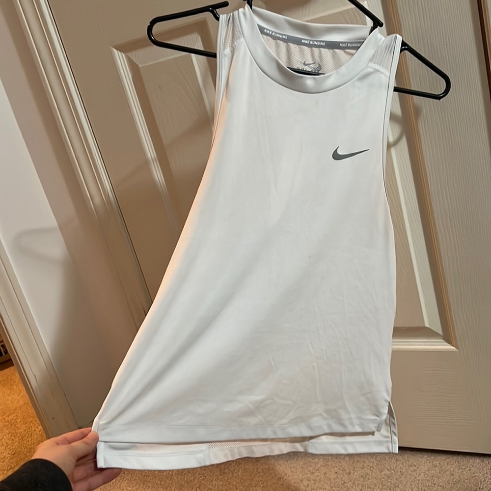 White Nike Tank